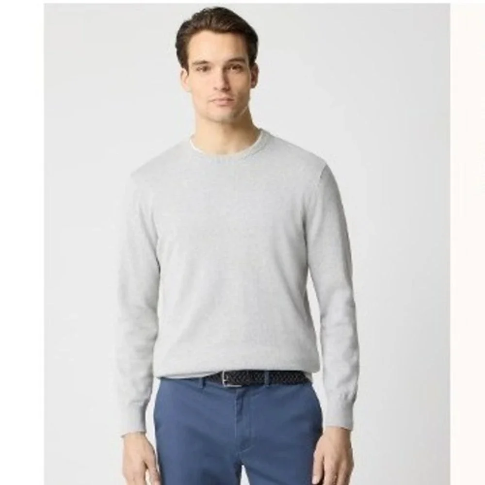 J.Crew‎ Cotton Crewneck Sweater-Tee Weathered Rose Color AZ229 Size M